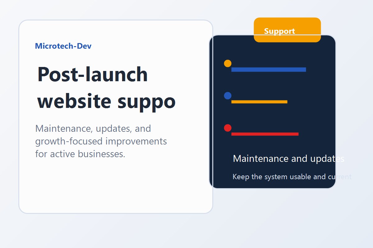 Website care and ongoing support